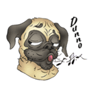 The Humen of Pug [English Ver.]（個別スタンプ：20）