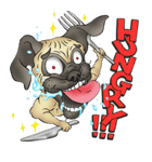 The Humen of Pug [English Ver.]（個別スタンプ：32）