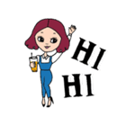 NALEE :  A girl on her inspiring day（個別スタンプ：1）