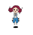 NALEE :  A girl on her inspiring day（個別スタンプ：5）