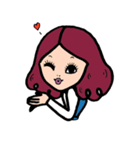 NALEE :  A girl on her inspiring day（個別スタンプ：6）