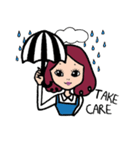 NALEE :  A girl on her inspiring day（個別スタンプ：8）
