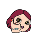NALEE :  A girl on her inspiring day（個別スタンプ：11）