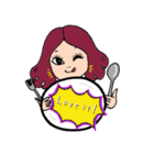 NALEE :  A girl on her inspiring day（個別スタンプ：13）