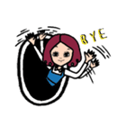 NALEE :  A girl on her inspiring day（個別スタンプ：14）