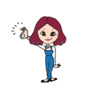 NALEE :  A girl on her inspiring day（個別スタンプ：15）