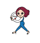NALEE :  A girl on her inspiring day（個別スタンプ：21）