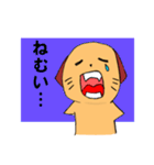 一匹リアクションとる犬。（個別スタンプ：21）