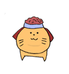 一匹リアクションとる犬。（個別スタンプ：32）