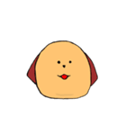 一匹リアクションとる犬。（個別スタンプ：36）