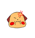 一匹リアクションとる犬。（個別スタンプ：37）