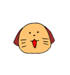 一匹リアクションとる犬。（個別スタンプ：38）