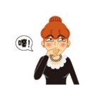 Red Hair Girl Is Back（個別スタンプ：4）