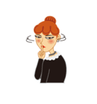 Red Hair Girl Is Back（個別スタンプ：7）