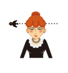Red Hair Girl Is Back（個別スタンプ：8）