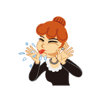Red Hair Girl Is Back（個別スタンプ：9）