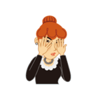 Red Hair Girl Is Back（個別スタンプ：10）
