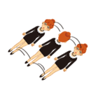 Red Hair Girl Is Back（個別スタンプ：11）