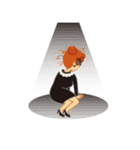 Red Hair Girl Is Back（個別スタンプ：12）