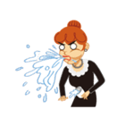Red Hair Girl Is Back（個別スタンプ：15）