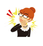 Red Hair Girl Is Back（個別スタンプ：16）