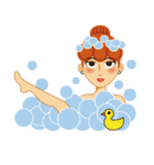 Red Hair Girl Is Back（個別スタンプ：24）