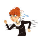 Red Hair Girl Is Back（個別スタンプ：27）