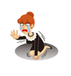 Red Hair Girl Is Back（個別スタンプ：28）