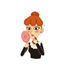 Red Hair Girl Is Back（個別スタンプ：31）