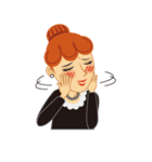 Red Hair Girl Is Back（個別スタンプ：32）