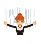 Red Hair Girl Is Back（個別スタンプ：34）