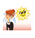 Red Hair Girl Is Back（個別スタンプ：36）