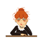 Red Hair Girl Is Back（個別スタンプ：38）