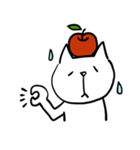 cat and apple2English（個別スタンプ：7）