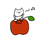 cat and apple2English（個別スタンプ：8）