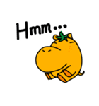 Orange Hippo（個別スタンプ：40）