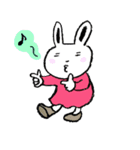 funny rabbit Usada -English ver.-（個別スタンプ：1）