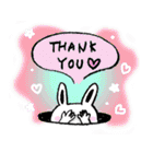 funny rabbit Usada -English ver.-（個別スタンプ：21）