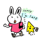 funny rabbit Usada -English ver.-（個別スタンプ：33）