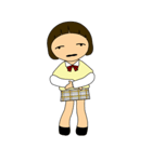 日本の女子高校生達（個別スタンプ：1）