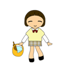 日本の女子高校生達（個別スタンプ：3）