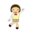 日本の女子高校生達（個別スタンプ：5）