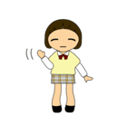 日本の女子高校生達（個別スタンプ：8）