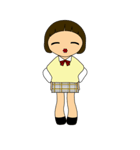 日本の女子高校生達（個別スタンプ：10）