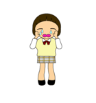 日本の女子高校生達（個別スタンプ：15）