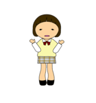 日本の女子高校生達（個別スタンプ：16）