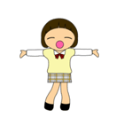 日本の女子高校生達（個別スタンプ：18）