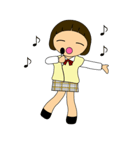 日本の女子高校生達（個別スタンプ：19）