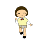 日本の女子高校生達（個別スタンプ：24）
