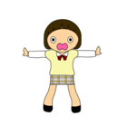 日本の女子高校生達（個別スタンプ：32）